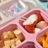 Preptija Bento Snack kutija, prepuna obroka za ručak za djecu za djecu odrasli, podijeljeni kontejneri