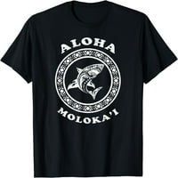 Aloha Moloka'i Vintage Havajska ostrva Plemenska majica Majica