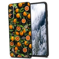 Prilično-narandžasta futrola za Samsung Galaxy S Fe za žene Muškarci Pokloni, Mekani silikonski stil