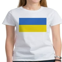 Cafepress - majica zastava Ukrajine - Ženska klasična majica