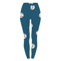 Ženski povremeni bejzbol gamaše tajice tajice elastične strugove casual pantalone Dukserice postpartum