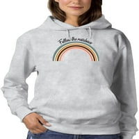 Pratite duge retro hoodie žene -Image by shutterstock, ženska 5x-velika