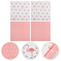 50x crtani film Flamingo tiskana tkanina ručno izrađena diy patchwork tkanina