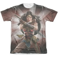 Wonder Woman filmski zaštitnik čovječanstva zvanično licencirano izblijedjela majica odraslih uzvišenosti