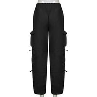 Meitianfacai teretne hlače Žene Ženska ulična stil Modni dizajn Sense Multi džepni kombinezons Nacrtavanje
