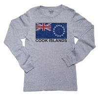 Zastava Cook Islands - Specijalna vintage izdanje Dječačka majica dugih rukava