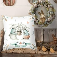 Slatki poklopac kabine za zeko za Uskršnji ukras jastuk za poklopac jastuk za zečje jastuk