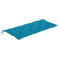 Jastuk za vrtnu klupu Blue plavi 47.2 x19,7 2,8 stolica i kauč na kauču