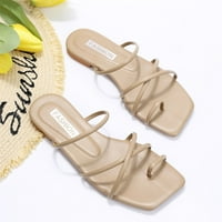 Sandale sa sandalama Eczipvz sandale za žene Slatke ljetne perle boje boemske sandale cvijeće rhinestone