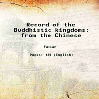 Zapisnik budističkih kraljevstava iz kineskog 1900