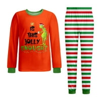 Grinch božićne pidžame za obitelj - Porodični Božićni PJS podudarni setovi