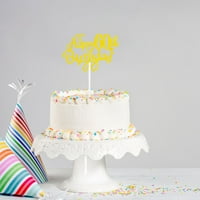 Wiueurtly Toppers za torte od torte Topper Biki arapski broj Kalupi za torte sa umetanjem kartice za rođendan venčanja DIY Brojevi kolačići kolačići