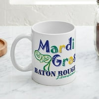 Cafepress - Mardi Gras Baton Rouge - OZ Keramička krigla - Novelty Coffee Čaj za čaj