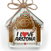 Ornament tiskan jednostrano volim arizona božić neonblond
