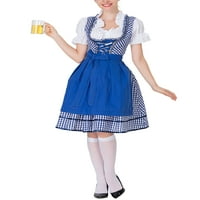 Luxplum dame dirndl haljine pivo babe Oktoberfest haljina bavarska kozmetička uniforma tradicionalni