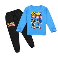 Bzdaisy Sonic majica i pantalone postavljeni za djecu - SONIC Ježa Lidgena odjeća za filmove - udobna