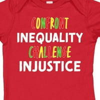 Inktastični suočeni nejednakost Izazov nejednakog zelenog žutog crvenog poklona dječja dječaka ili dječje