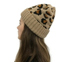 Zimske kape za žene zimski modni šešir pleteni pletenje beretka toplo za slobodno vrijeme