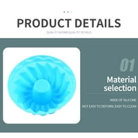 Spiralni uzorak silikonske šalice za torte Ne-Stick praktična perilica posuđa Sigurna ladica za izradu