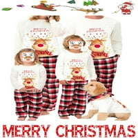 SUNISERY CHISTS PJS za obiteljski Božićni PJS Usklađivanje setova Božićne pidžame za porodičnu podudaranje