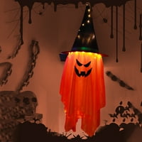 CGLFD ukras Halloween Halloween ukrasi vanjska svjetla - LED vještica HALLOVEEN String svjetla DIY privjesak horor svjetiljka, zatvorena gudačka svjetlost za Halloween Party Clears