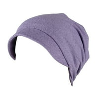 Wofedyo šeširi za muškarce Žene Soild India Stretch Turban kapu Kamuflaža Šal za glavu za gubitak kose