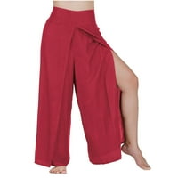 Aurouralne ženske hlače za čišćenje žena vježbanje hlače Ležerne prilike labave hlače hlače sa širokom