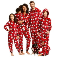 Canrulo božićne pidžame za porodicu Xmas PJS podudaranje postavljenih reseira za spavanje s kapuljačom