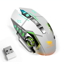 Punjivi bežični Bluetooth miš višestruki uređaj sa opcijama DPI, ergonomski optički prenosiv tihi miš za transformator TF bijelo zeleno