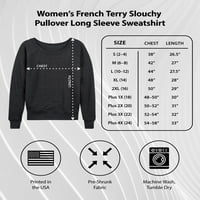 Instant poruka - biti tetka manje - ženski lagani francuski pulover Terryja
