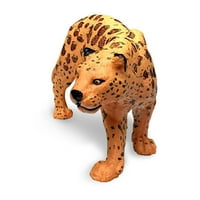 Pontos Cheetah Figurine Lijepa velika simulacija Vivid afrička gepardak modela za vrtić