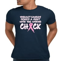 Rak dojke za odrasle izabrao je borbu sa pogrešnom majicom pile