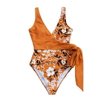 Kupaći kostimi Rovga za žene žensko jednodijelno kupaći kostimi ženski čvrsti kolor prugasti cvjetni