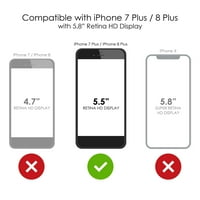 Razlikovanje Clear Shockofofofofofofofoff Hybrid futrola za iPhone Plus Plus TPU Bumper Akrilni zaštitni