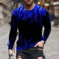 Floenr muns majice, muški unise dnevna majica 3D ispis grafički otisci dugih rukava Ležerne prilike