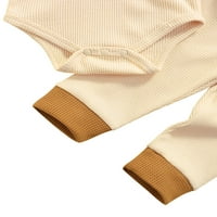 Dojenčad dječak gril jesenska odjeća set odijelo za spajanje s kapuljačom s kapuljačom s dugim rukavima + casual pantalone