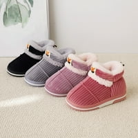 FVWitlyh Gilrs čizme Djeca za djevojčice Dječje cipele Zimske debele krznene cipele Ravne potpetice