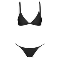 Hinvhai Plus Size kupaći klirens za žene Bandeau zavoj bikini set push-up brazilski kupaći kostimi na
