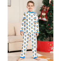 Dječački dugi rukavi, božićni pidžami setovi