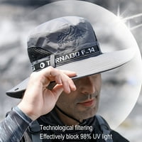 Xmarks UPF50 + Širok podrumci za muškarce, muški kašika šeširi sa UV zaštitom za ribolov planinarenje