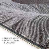 Ručka tepiha za hodnik pero siva boja ili široka po vašoj dužini Izbor klizač otporni na gumenu podlogu