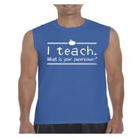 MMF - Muška grafička majica bez rukava, do muškaraca veličine 3xl - podučavam. Koja je tvoja supersila
