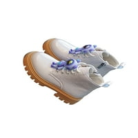 Avamo Unise Dečice Neklizne čizme za gležnjeve Zip up patentne kožne školjke Boot školske modne čizme
