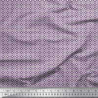 Soimoi pamučna voirana tkanina geometrijska malog otiska šivaće tkanine široko