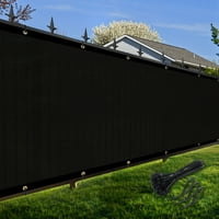 ArtPuch Zaslon za ogradu za zaštitu od privatnosti FT crna prilagođena vanjskim mrežastima za dvorište,