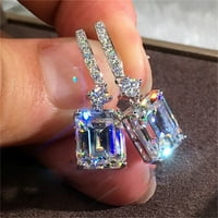 Naušnice Rong Yun izvrsne minđuše od metalnih dijamanata za žene za žene kao što je prikazano jedna