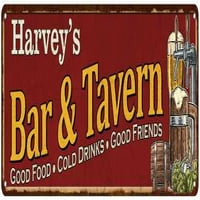Harvey's Bar and Tavern Crveni Crveni Chic potpise MAN Špilje Decor Poklon 108240002289