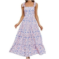 Line suknja Žene žene modne cvjetne ugodne haljine s velikom suknjom