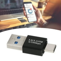 Type-C muški do USB muški pretvarač, lagani profesionalni dizajn Brzi prijenos USB 3. Muški do tipa-c