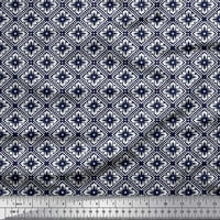 Soimoi poliester Crepe tkanina cvjetna i geometrijska etnička dekor tkanina od tiskanog dvorišta široko